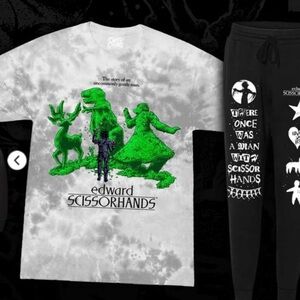 RARE Cavity Colors Edward Scissorhands Topiary Tie Dye T-Shirt, Men’s L